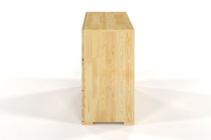 Drewniana komoda sosnowa Visby Sandemo 3+2 / kolor biały