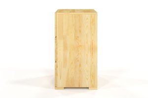Drewniana komoda sosnowa Visby Sandemo 3S60 / szer. 60 cm, kolor palisander