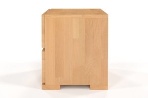 Drewniana szafka nocna bukowa Visby Sandemo High 2S / szer. 40 cm