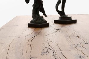 Drewniany dębowy stół LEEDS / 220 x 100 cm, dąb lity bassano