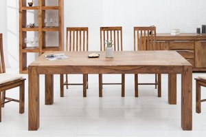 Drewniany stół MAKASSAR / 160x90 cm; palisander