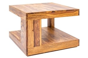 Drewniany stolik kawowy GIANT 60x60 cm