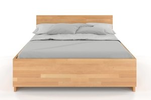 Łóżko drewniane bukowe Visby Bergman High BC (skrzynia na pościel)
