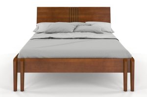 Łóżko drewniane bukowe Visby POZNAŃ / 140x200 cm, kolor palisander