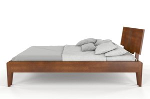 Łóżko drewniane bukowe Visby POZNAŃ / 160x200 cm, kolor palisander