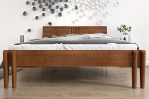 Łóżko drewniane bukowe Visby POZNAŃ / 180x200 cm, kolor naturalny