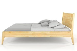 Łóżko drewniane sosnowe Visby RADOM / 180x200 cm, kolor palisander