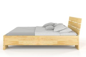 Łóżko drewniane sosnowe Visby Sandemo High / 90x200 cm, kolor naturalny