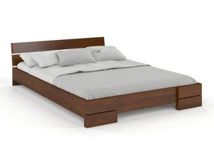 Łóżko drewniane sosnowe Visby Sandemo LONG (długość + 20 cm) / 90x220 cm, kolor biały