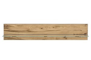 Nowoczesna dębowa półka wisząca TURID / 167.5x36x25 cm