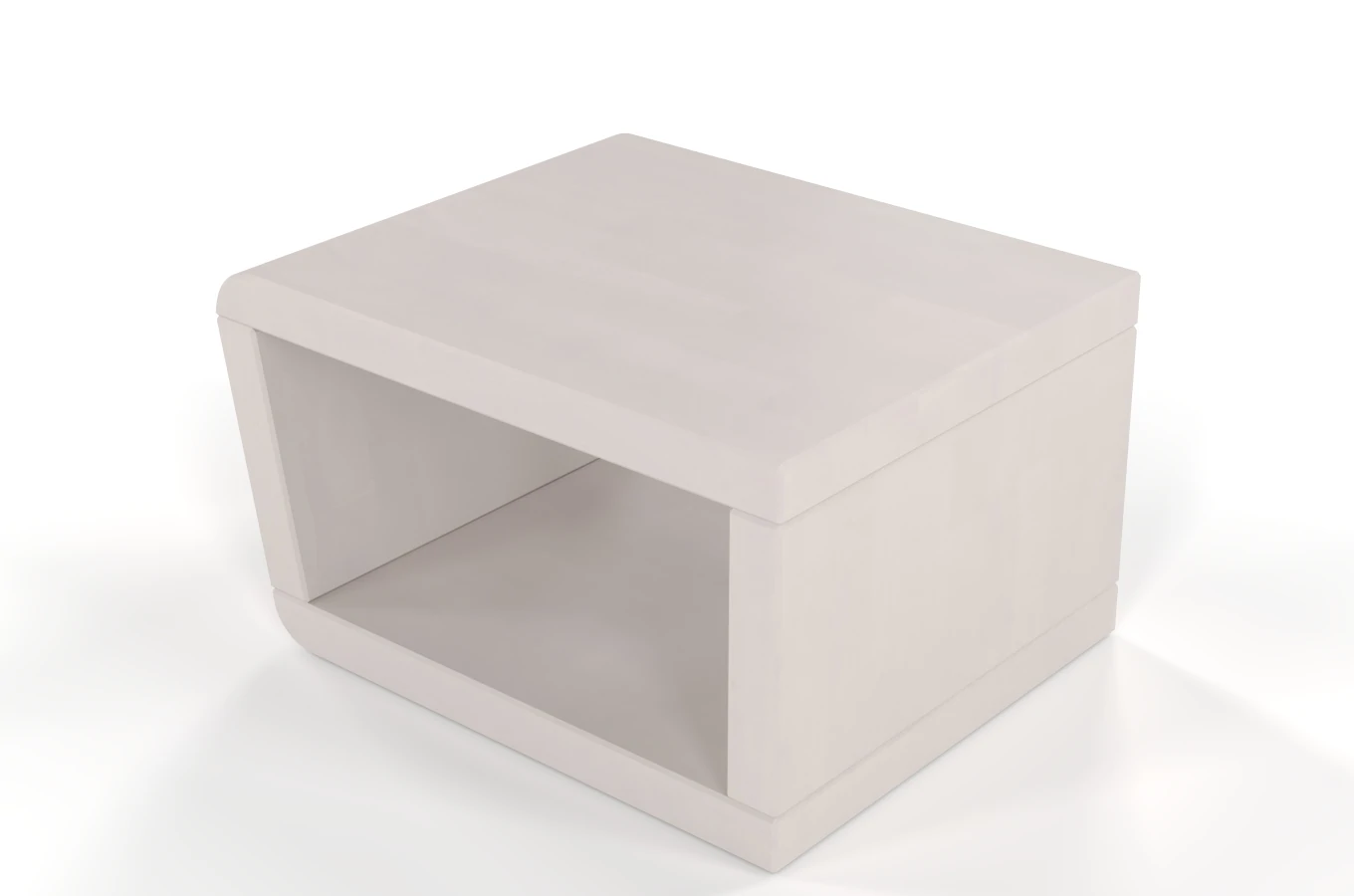 Nowoczesna drewniana szafka nocna bukowa bez szuflad Visby HARALD / szer. 50 cm