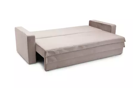 Nowoczesna sofa OCTAVIO z funkcją spania i pojemnikiem na pościel / szerokość 230 cm