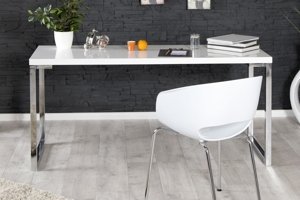 Nowoczesne, białe biurko WHITE DESK (160 cm)