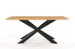 Stół SPIDER na metalowej podstawie / 180x80 cm