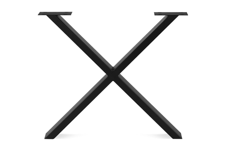 Stół dębowy HEKTOR z nogami w kształcie litery X / 160 x 100 cm