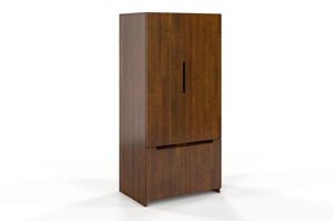 Szafa drewniana sosnowa Visby Bergman 2D4S / kolor palisander