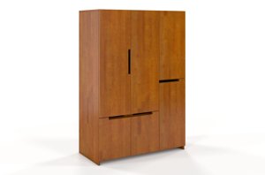 Szafa drewniana sosnowa Visby Bergman 3D5S / kolor palisander