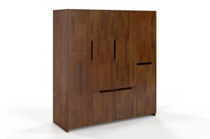 Szafa drewniana sosnowa Visby Bergman 4D5S / kolor palisander